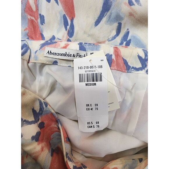 NWT Abercrombie & Fitch watercolor maxi skirt Size M - Picture 7 of 14